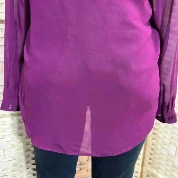 Sofia by Sofia Vergare Women’s Sheer Blouse - Picture 5 of 8